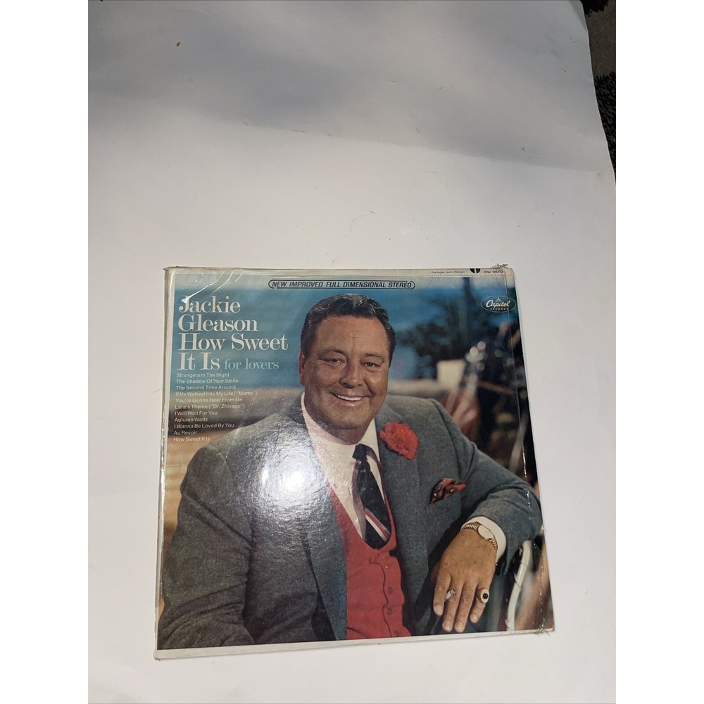 Jackie Gleason – How Sweet It Is For Lovers Vinyl, LP 1966 Capitol Records